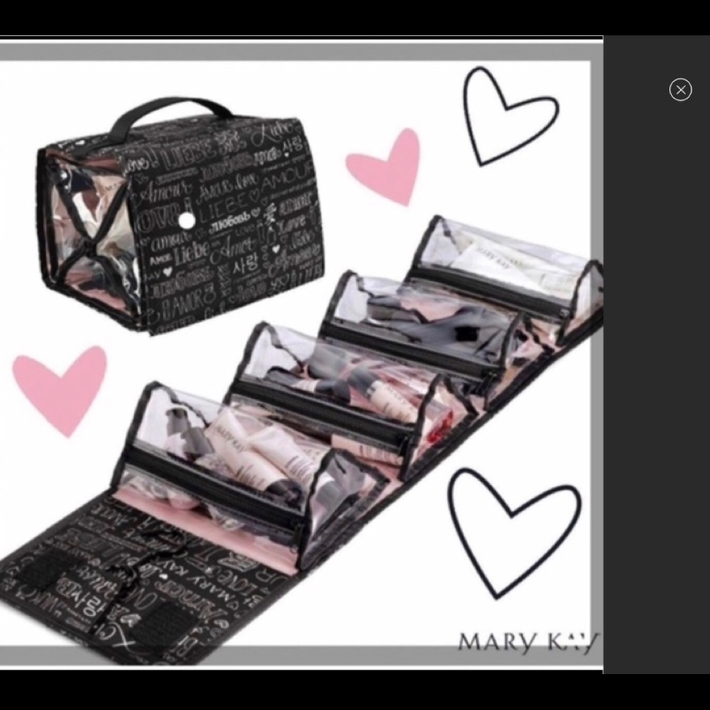 beautiful brand new never used mary kay makeup bag - Picture 5 of 7